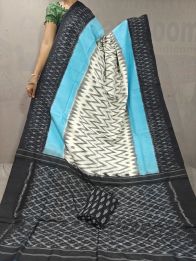 PGMRICTS5A07INDC14- Ikat cotton saree