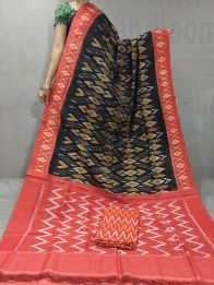 PGMRICTS5A07INDC16- Ikat cotton saree