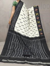 PGMRICTS5A07INDC19- Ikat cotton saree