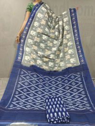 PGMRICTS5A07INDC31- Ikat cotton saree