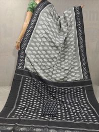 PGMRICTS5A07INDC42- Ikat cotton saree