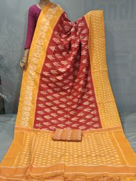 PGMRICTS5A07INDC51- Ikat cotton saree