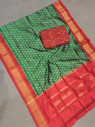 PGMRSDST5A06FSDD47- Ikat Silk dupatta with Ikat sico top