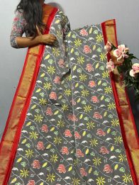 PKISIDSS5A09NDCC14- Ikat silk saree
