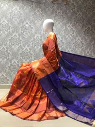 PLXHISSS5A07ITCD19- Ikat soft silk saree