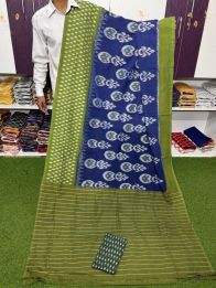 PSRGICTS5A07INCC23- Ikat cotton saree