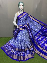 PSRGIDSS5A09BBCC10- Ikat silk saree