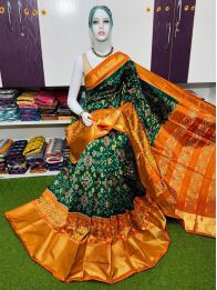PSRGIDSS5A09BBCC22- Ikat silk saree