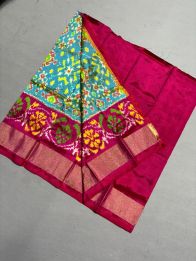PSSIZSLG5A08IBDC07- Zero Size Ikat Silk Lehenga