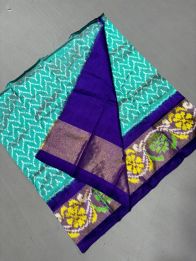 PSSIZSLG5A08IBDC08- Zero Size Ikat Silk Lehenga