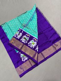 PSSIZSLG5A08IBDC18- Zero Size Ikat Silk Lehenga