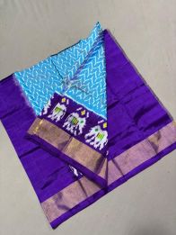 PSSIZSLG5A08IBDC19- Zero Size Ikat Silk Lehenga