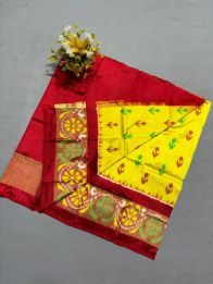 PSSIZSLG5A08IBDC45- Zero Size Ikat Silk Lehenga