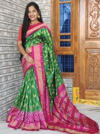 PWCKIDSS5A08XSCD14- Ikat silk saree
