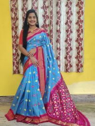 PWCKIDSS5A08XSCD17- Ikat silk saree