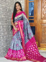 PWCKIDSS5A08XSCD37- Ikat silk saree