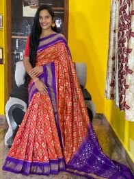 PWCKIDSS5A08XSCD40- Ikat silk saree