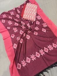 PGMRC3PS5A30IZSC23- Double ikat cotton salwar set