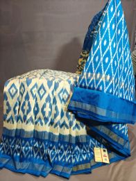 PGMRILWS5Y03XECD02- light weight Ikat silk saree