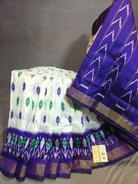 PGMRILWS5Y03XECD18- light weight Ikat silk saree