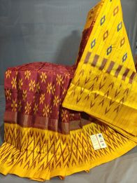 PGMRILWS5Y03XECD19- light weight Ikat silk saree