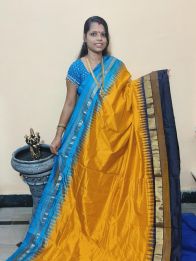 PGMRILWS5Y03XECD25- light weight Ikat silk saree