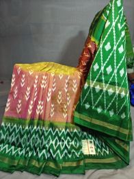 PGMRILWS5Y03XECD27- light weight Ikat silk saree