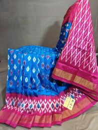 PGMRILWS5Y03XECD29- light weight Ikat silk saree