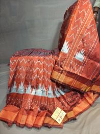 PGMRILWS5Y03XECD31- light weight Ikat silk saree