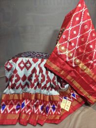 PGMRILWS5Y03XECD33- light weight Ikat silk saree