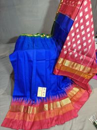 PGMRILWS5Y03XECD35- light weight Ikat silk saree