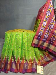 PGMRILWS5Y03XECD38- light weight Ikat silk saree