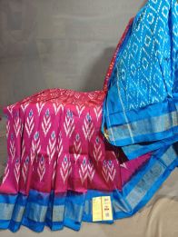 PGMRILWS5Y03XECD40- light weight Ikat silk saree