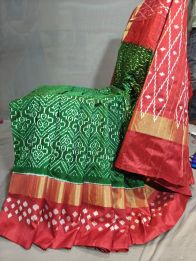 PGMRILWS5Y03XECD45- light weight Ikat silk saree