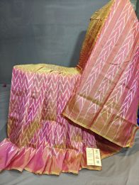 PGMRILWS5Y03XECD46- light weight Ikat silk saree