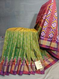 PGMRILWS5Y03XECD47- light weight Ikat silk saree