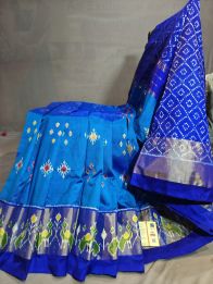 PGMRILWS5Y03XECD48- light weight Ikat silk saree