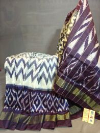 PGMRILWS5Y03XECD57- light weight Ikat silk saree