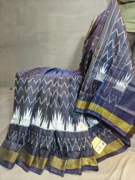 PGMRILWS5Y03XECD58- light weight Ikat silk saree