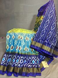 PGMRILWS5Y03XECD60- light weight Ikat silk saree