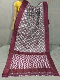 PGMRILWS5Y04SFCD14- light weight Ikat silk saree