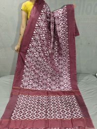 PGMRILWS5Y04SFCD17- light weight Ikat silk saree