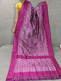 PGMRILWS5Y04SFCD19- light weight Ikat silk saree