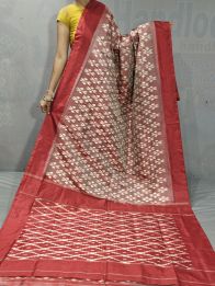 PGMRILWS5Y04SFCD21- light weight Ikat silk saree