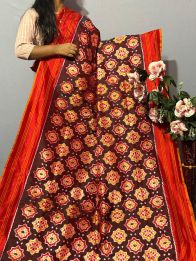 PKISIDSS5A30BECC10- Ikat silk saree