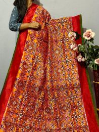 PKISIDSS5A30BECC35- Ikat silk saree