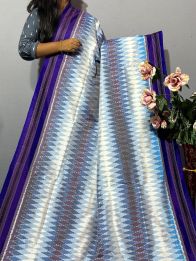 PKISIDSS5A30BECC36- Ikat silk saree