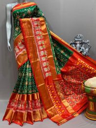 PSNTIDSS5A09NCDC02- Ikat silk saree