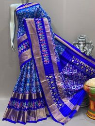 PSNTIDSS5A09NCDC04- Ikat silk saree