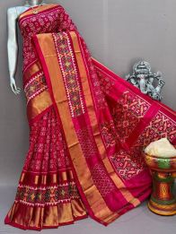PSNTIDSS5A09NCDC31- Ikat silk saree